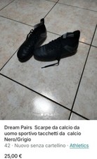 Scarpe nuove calcio usato  Salerno