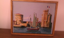 Tableau brodé 40 d'occasion  Marly
