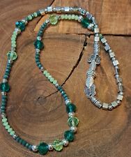 Collana donna verde usato  Vicenza