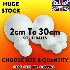 Solid polystyrene balls for sale  STOCKPORT