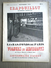 Crapouillot voleurs mendiants d'occasion  Paris XIX