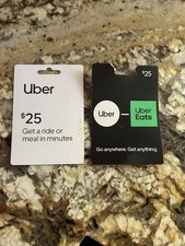 Uber gift cards for sale  South Elgin