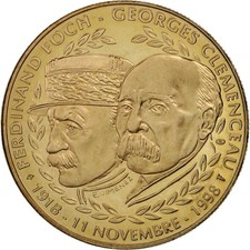 Medal foch clémenceau d'occasion Medal foch clémenceau d'occasion  Lille-