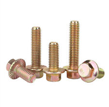 Parafusos de flange hexagonais coloridos zinco 10,9 parafuso de cabeça de flange hexagonal M6 M8 M10 M12 comprar usado  Enviando para Brazil