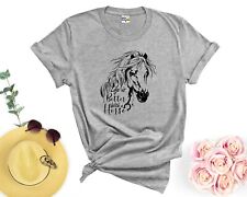 Camiseta Amante de Caballos Pony Jinete Montación Ecuestre Regalo para Sus Damas Niñas Prenda para el torso segunda mano  Embacar hacia Mexico