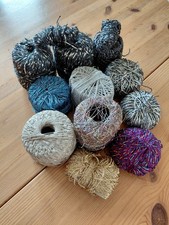 Wollreste glitzergarn lurex gebraucht kaufen  Ingelheim am Rhein