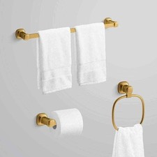 Kohler Terzet R33796-2MB 3 Piezas Juego de Accesorios de Baño Moderno Latón Dorado segunda mano  Embacar hacia Mexico