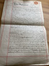 1892 indenture robert for sale  IPSWICH