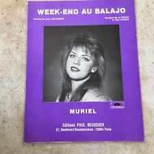 Partition 1983 muriel d'occasion  Azay-le-Rideau
