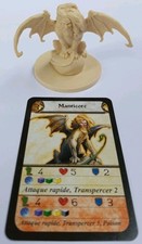 Figurine manticore blanc d'occasion  Tain-l'Hermitage