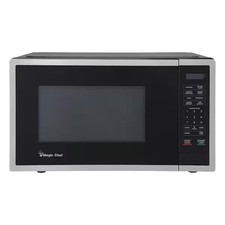 Magic Chef 0,9 pés cúbicos Micro-ondas de bancada de aço inoxidável 900 watts comprar usado  Enviando para Brazil