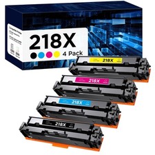 Cartucho de toner 218X 4PK sem chip para HP 218A 218X Color LaserJet Pro 3201 3301 comprar usado  Enviando para Brazil