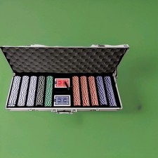 Poker chip set for sale  Buckley
