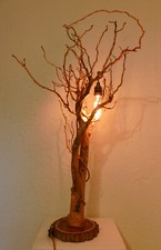 Tisch bodenlampe wurzelholz gebraucht kaufen  Reichshof