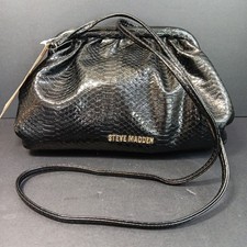 Bolsa de Embreagem Steve Madden Nikki Preta Fecho Magnético Couro Sintético CN comprar usado  Enviando para Brazil