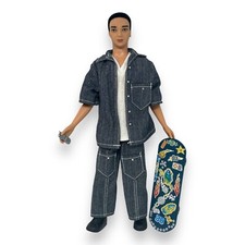 Boneca articulada Flavas Liam 12" hip hop skatista com cabelo flocado pequena HTF comprar usado  Enviando para Brazil