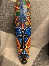 Wooden mask hand for sale  RUNCORN