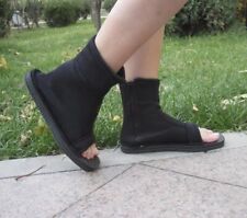 Naruto Shippuden Ninja Shinobi Cosplay Sapatos Pretos Sandálias Botas - Anime comprar usado  Enviando para Brazil