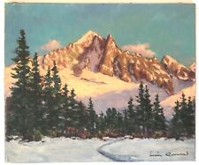 Tableau montagne chamonix d'occasion  Mareil-Marly