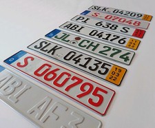 Usado, Placa de licença sazonal alemã original vintage para Renault para Skoda para Peugeot comprar usado  Enviando para Brazil