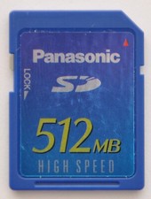 Panasonic 512mb speicherkarte gebraucht kaufen  Bechhofen
