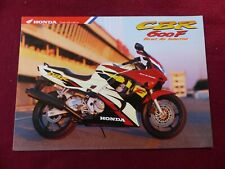 Prospectus catalogue  Moto : HONDA CBR 600 F direct air induction de  1995 comprar usado  Enviando para Brazil