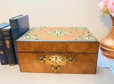 Antique mahogany jewellery for sale  BURY ST. EDMUNDS