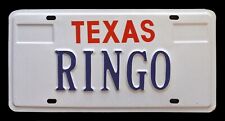 TXS PLACA DE LICENÇA VAIDADE " RING0" STARR FAB 4 BATERIA Liverpool Beatles baterista comprar usado  Enviando para Brazil