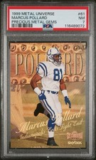 1999 Fleer Metal Universe pedras preciosas de metal #61 Marcus Pollard 10/50 PSA 7, usado comprar usado  Enviando para Brazil
