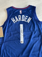 Camiseta azul Nike Swingman autografada LA Clippers James Harden RARA! Beckett , usado comprar usado  Enviando para Brazil