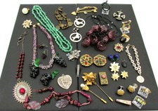 Lote de trabajo de joyería antigua vintage reparación de desgaste reutilización colección mixta de 30 piezas segunda mano  Embacar hacia Mexico