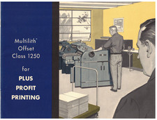 Vtg 1954 multilith for sale  Charlotte