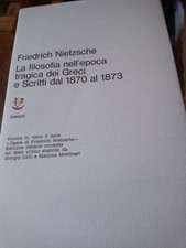 Nietzsche filosofia nell usato  Alessandria