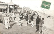 Cpa animée voyagée d'occasion  Le Mans