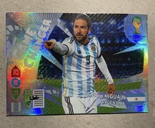 Cartão de futebol Gonzalo Higuaín Panini Adrenalyn XL Brasil 2014 Argentina Game Cha comprar usado  Enviando para Brazil