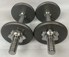 Set chrome dumbbell for sale  Peru