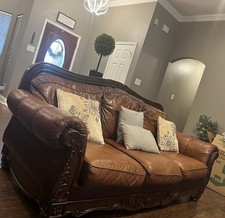 Two leather sofas for sale  Grand Prairie
