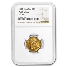 1882 belgium gold d'occasion  Expédié en Belgium