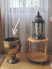 Vintage messing pflanztopf gebraucht kaufen  München