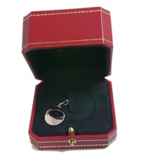 Autêntico Colar Cartier Top Charme Moeda K18 750 Ouro Branco #5075, usado comprar usado  Enviando para Brazil