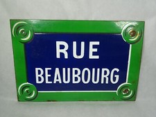 Plaque émaillée ancienne d'occasion  La Chapelle-Saint-Luc