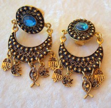 Boucles oreilles clips d'occasion  Roquebrune-sur-Argens
