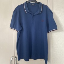 Fred perry blue for sale  BIRMINGHAM