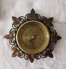Vintage barometer round for sale  BRACKLEY