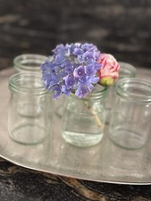 Glass jars flower for sale  WIGAN