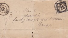1878 richiesta affrancata usato  Milano
