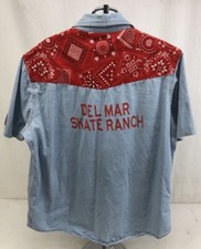 Camisa vintage Del Mar Skate Park Ranch uniforme bandana skate grande comprar usado  Enviando para Brazil
