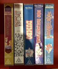 cassettes video disney d'occasion  Expédié en Belgium