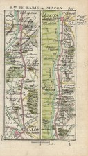 Antique map road d'occasion  Expédié en Belgium