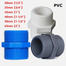 Adaptador de soquete conector reto roscado macho bico de PVC 20-63mm, usado comprar usado  Enviando para Brazil